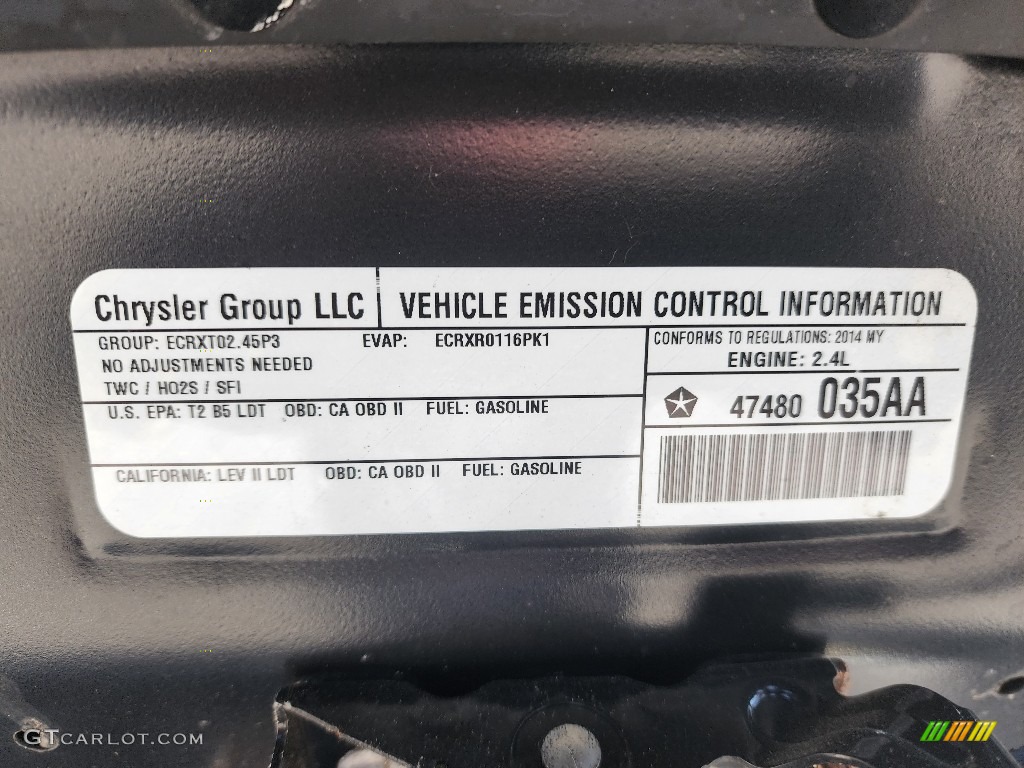 2014 Cherokee Latitude 4x4 - Brilliant Black Crystal Pearl / Iceland - Black/Iceland Gray photo #25