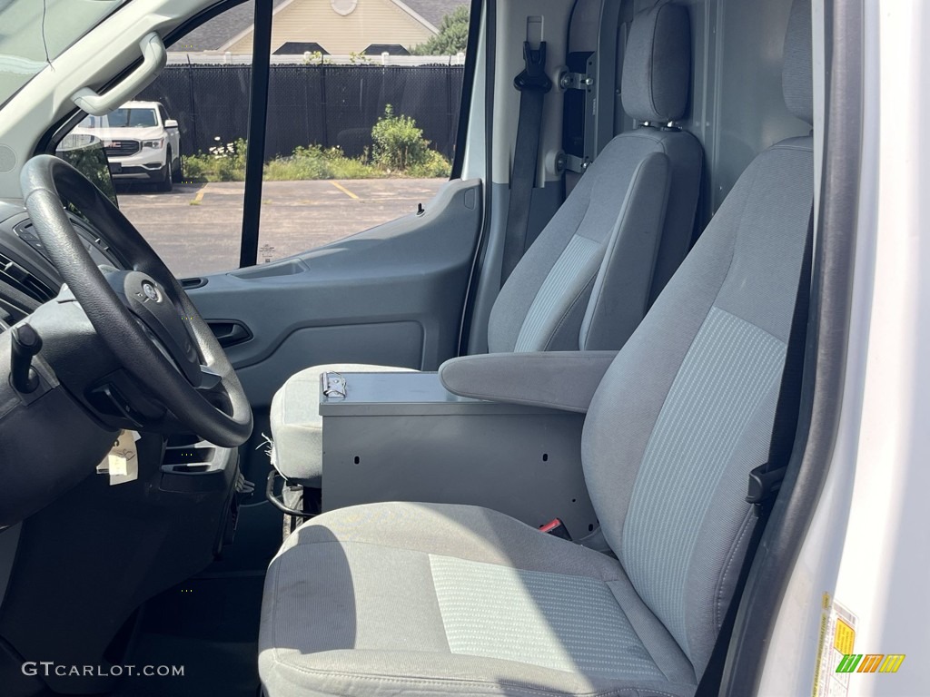 Charcoal Black Interior 2017 Ford Transit Van 350 LR Long Photo #144586492