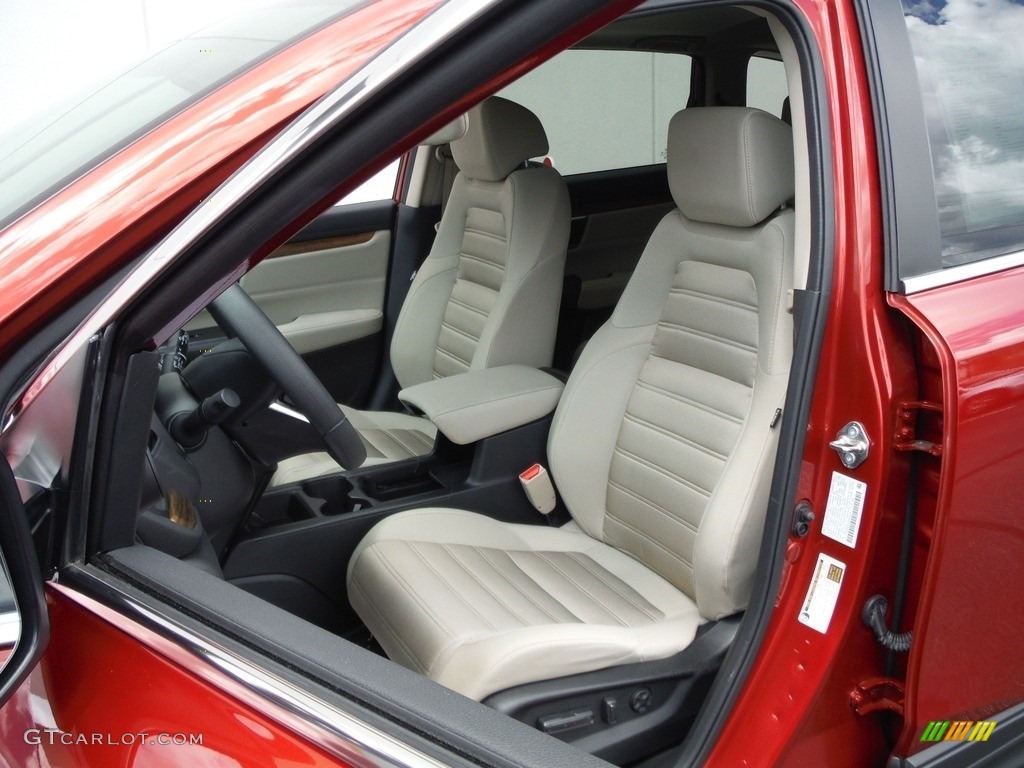 Ivory Interior 2018 Honda CR-V EX AWD Photo #144586498