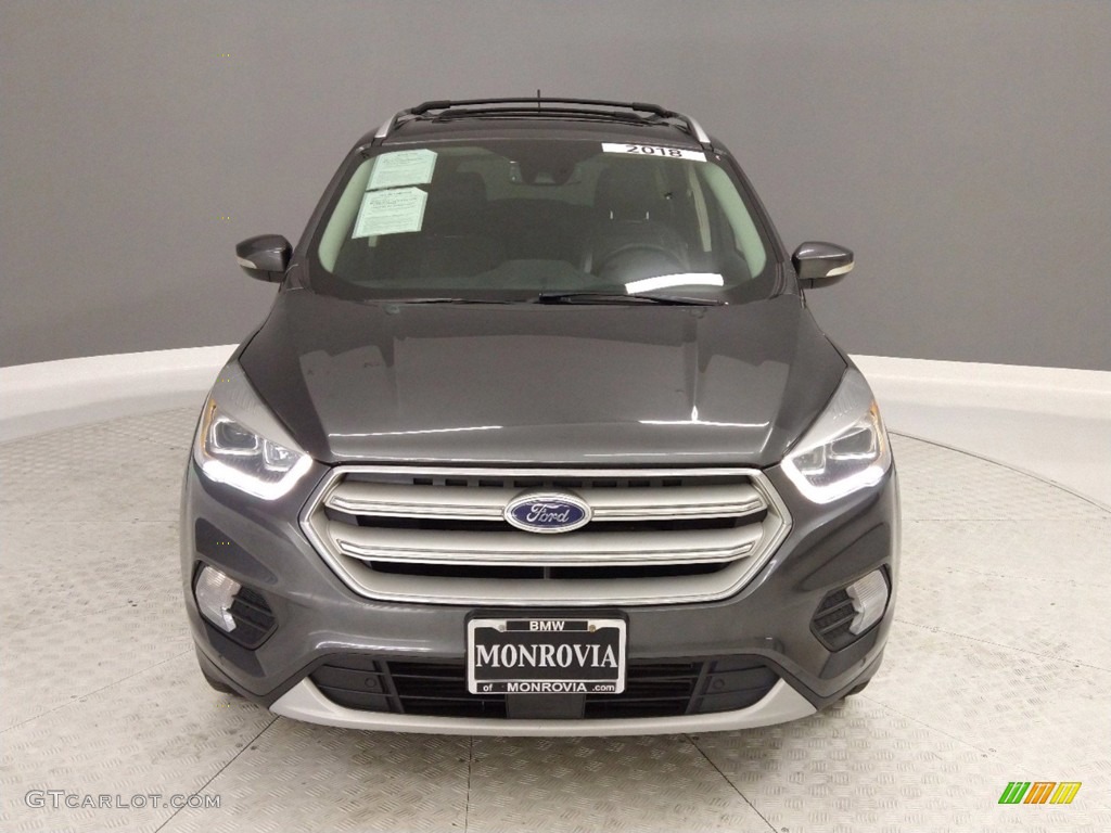 2018 Escape Titanium - Shadow Black / Charcoal Black photo #2
