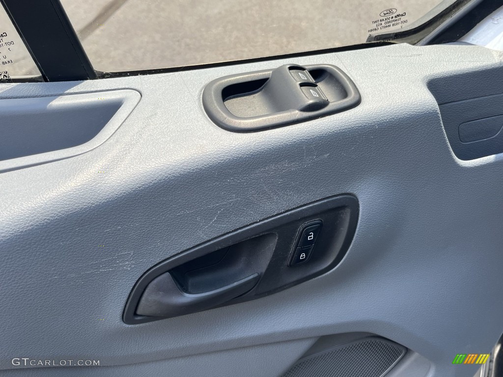 2017 Ford Transit Van 350 LR Long Charcoal Black Door Panel Photo #144586570