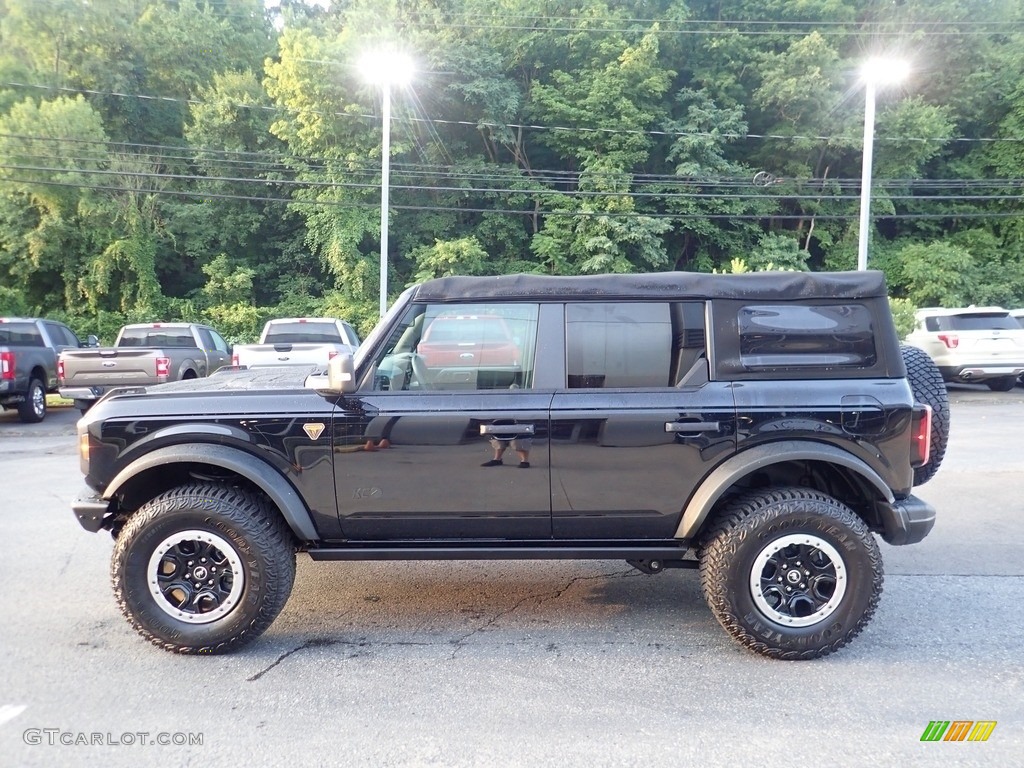 Shadow Black 2022 Ford Bronco Badlands 4x4 4-Door Exterior Photo #144586738