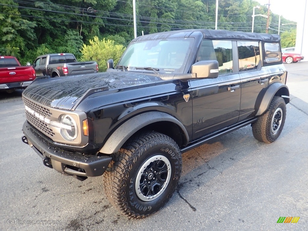 Shadow Black 2022 Ford Bronco Badlands 4x4 4-Door Exterior Photo #144586762