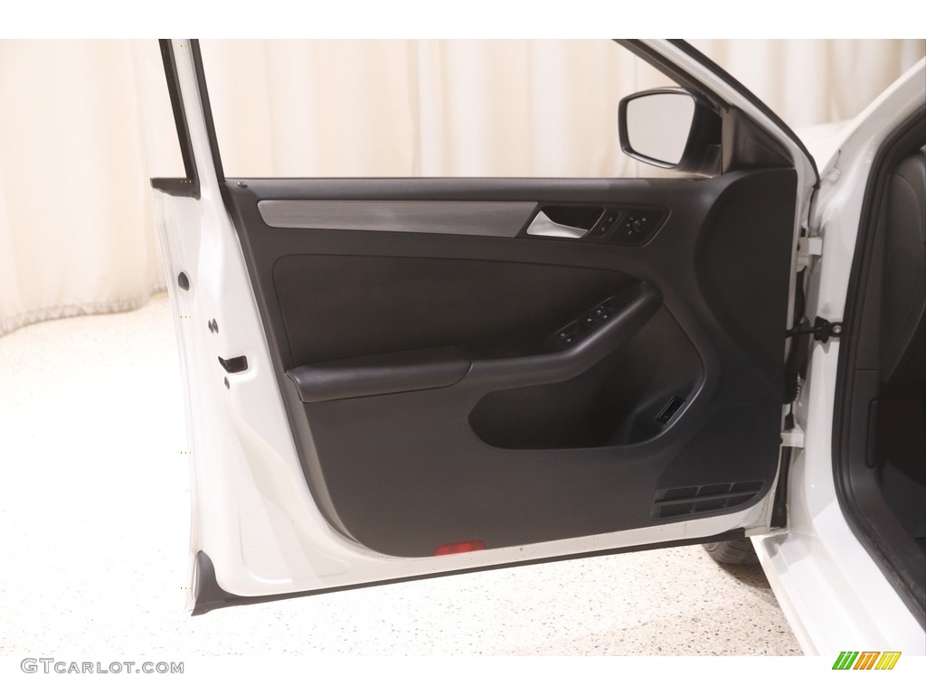 2016 Volkswagen Jetta Sport Black/Ceramique Door Panel Photo #144586948