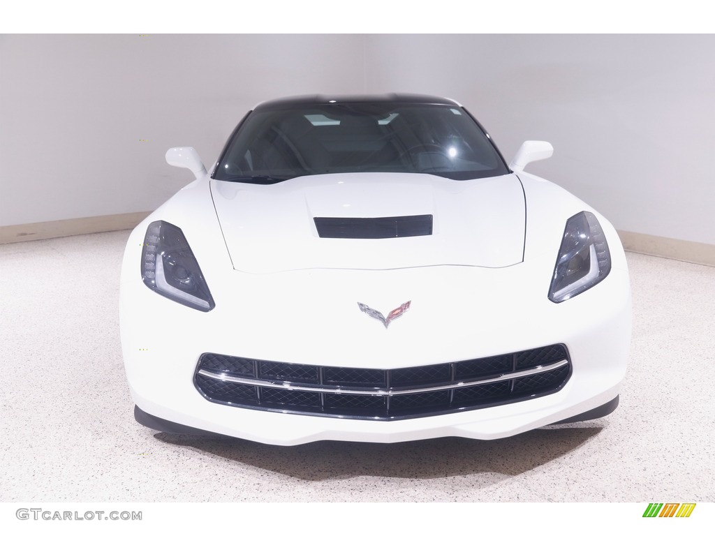 2015 Corvette Stingray Coupe - Arctic White / Jet Black photo #2