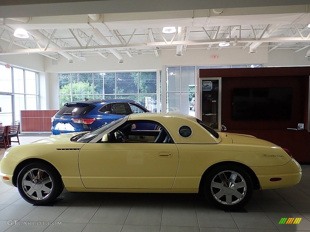 2002 Thunderbird Deluxe Roadster - Inspiration Yellow / Inspiration Yellow photo #1