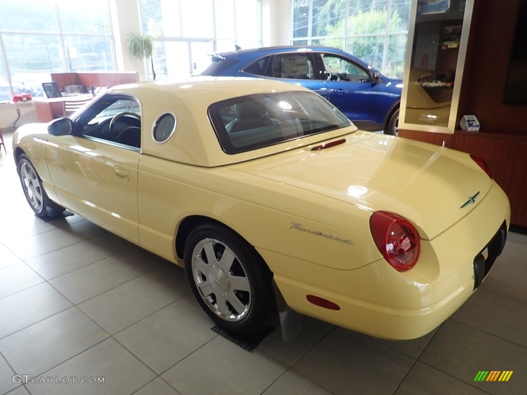 2002 Thunderbird Deluxe Roadster - Inspiration Yellow / Inspiration Yellow photo #2