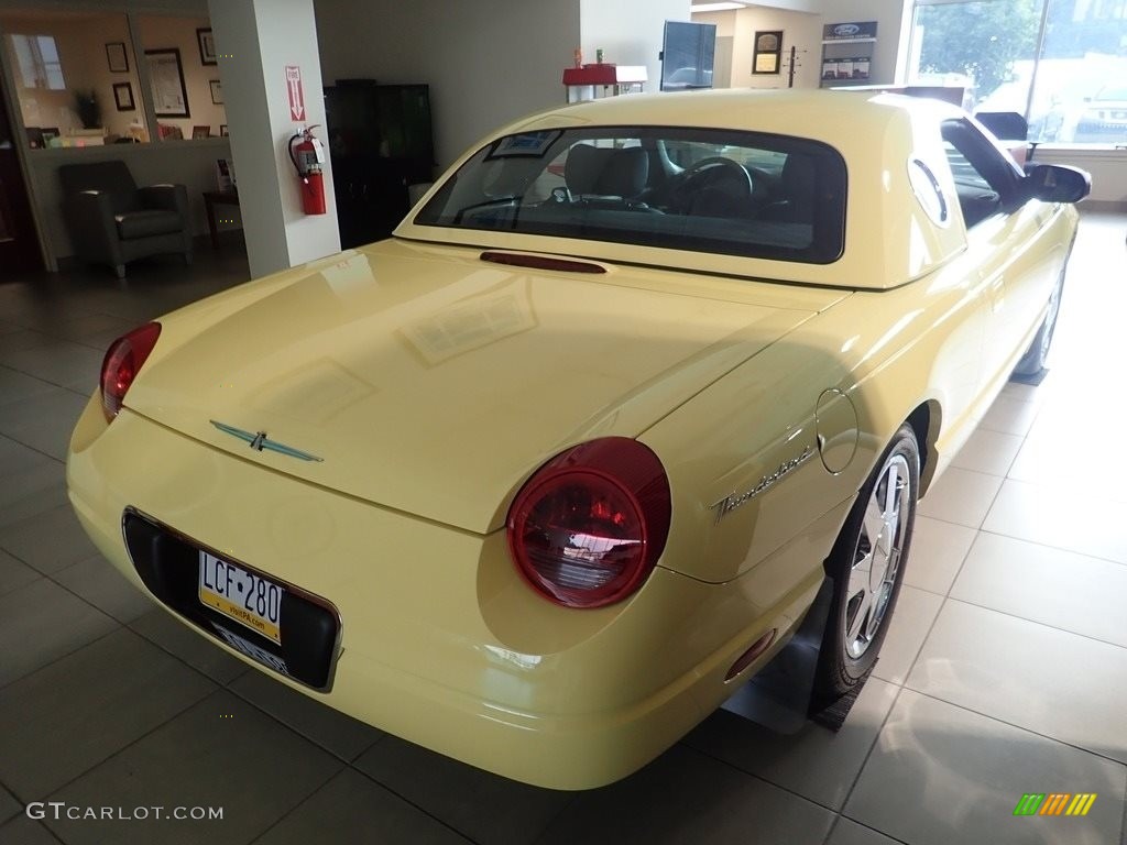 2002 Thunderbird Deluxe Roadster - Inspiration Yellow / Inspiration Yellow photo #4
