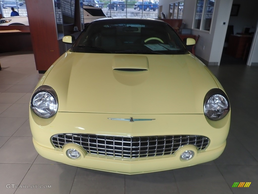 2002 Thunderbird Deluxe Roadster - Inspiration Yellow / Inspiration Yellow photo #6
