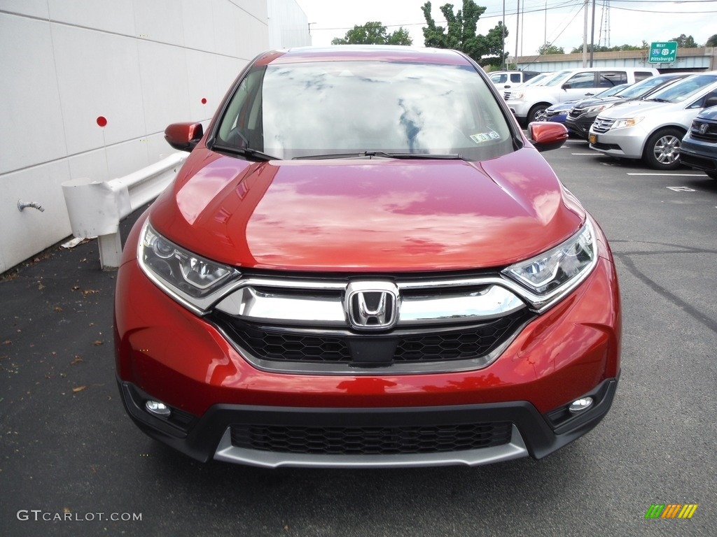 2019 CR-V EX-L AWD - Molten Lava Pearl / Ivory photo #5