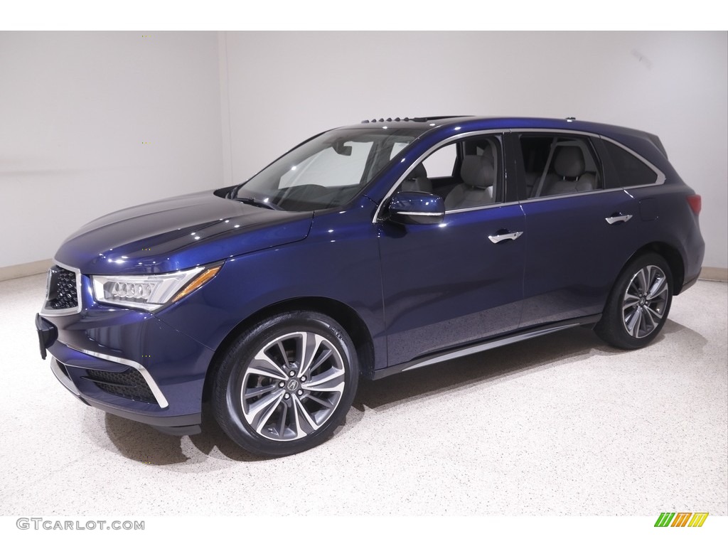 2019 MDX Technology SH-AWD - Fathom Blue Pearl / Graystone photo #3