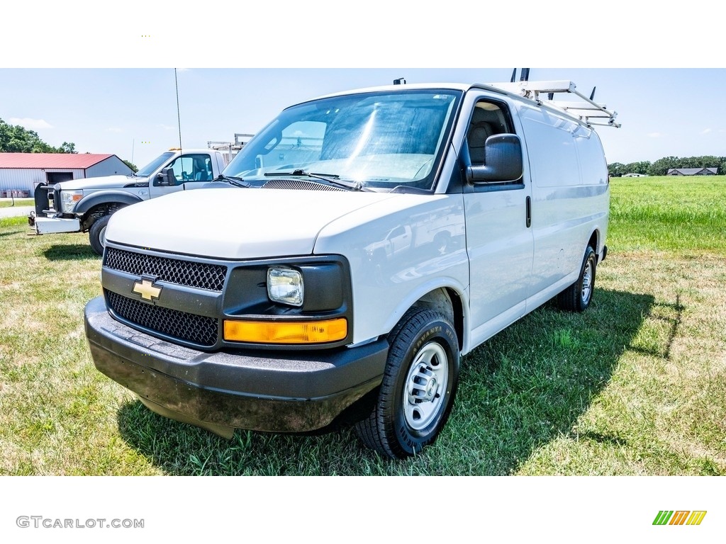 Summit White 2016 Chevrolet Express 2500 Cargo WT Exterior Photo #144591079