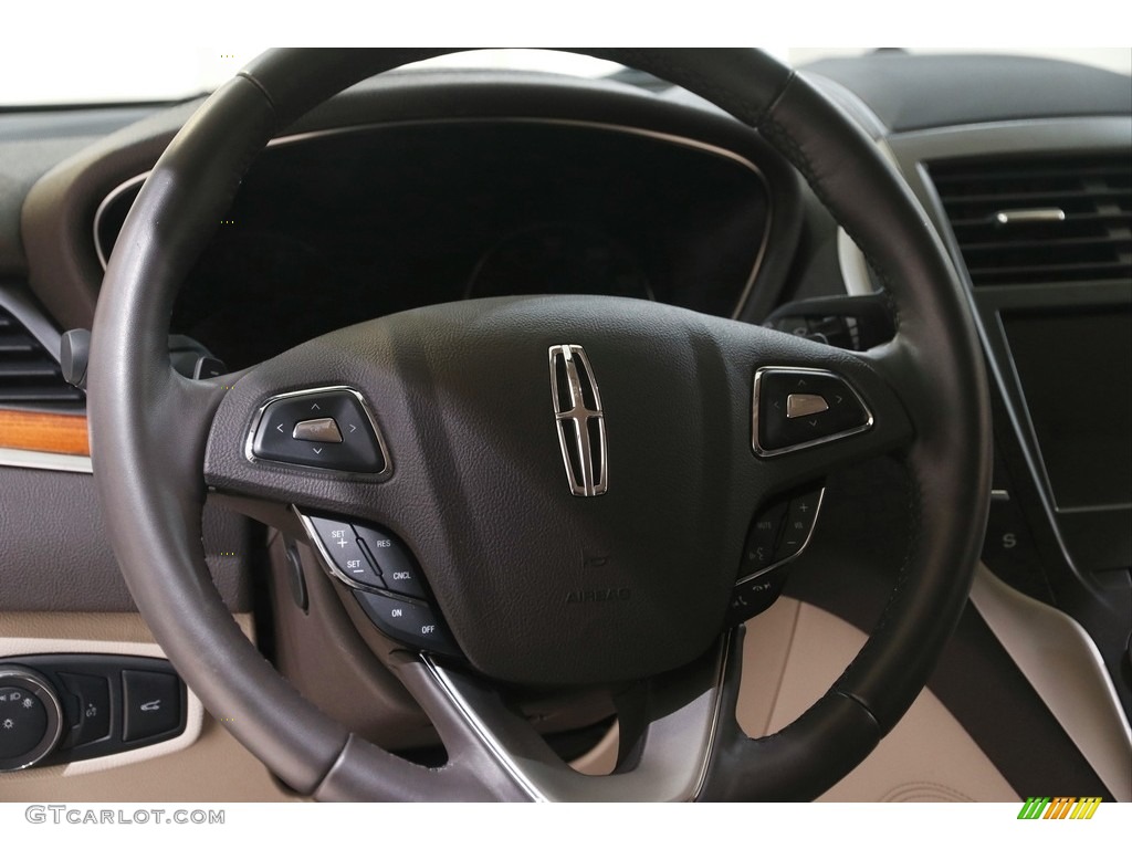 2019 Lincoln MKC Select AWD Espresso Steering Wheel Photo #144592024