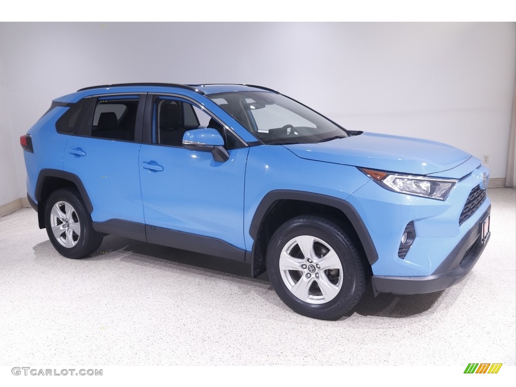 2019 RAV4 XLE - Blue Flame / Black photo #1
