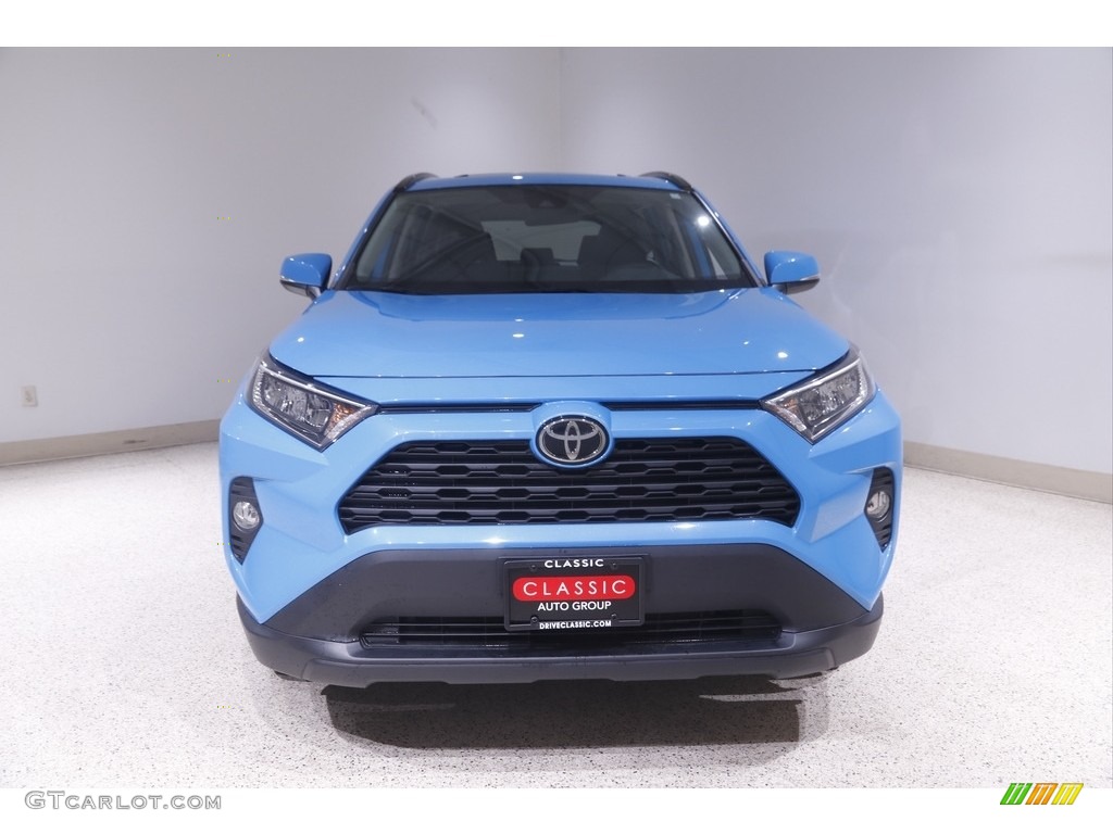 2019 RAV4 XLE - Blue Flame / Black photo #2