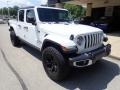 2020 Bright White Jeep Gladiator Overland 4x4  photo #8