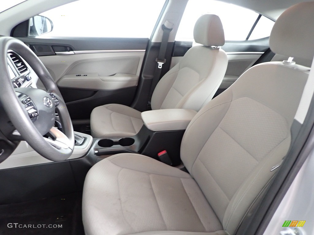 2019 Elantra SEL - Symphony Silver / Gray photo #14