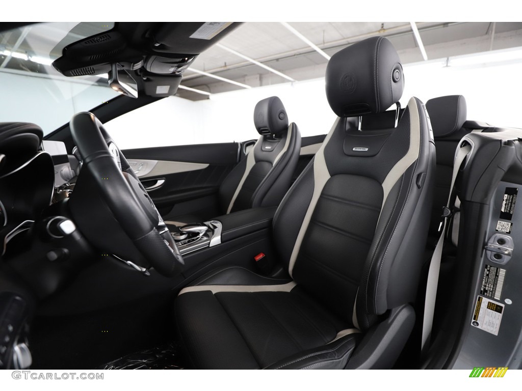 2019 Mercedes-Benz C AMG 63 S Cabriolet Front Seat Photo #144594214