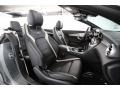 2019 Mercedes-Benz C Black/Grey Accent Interior Front Seat Photo