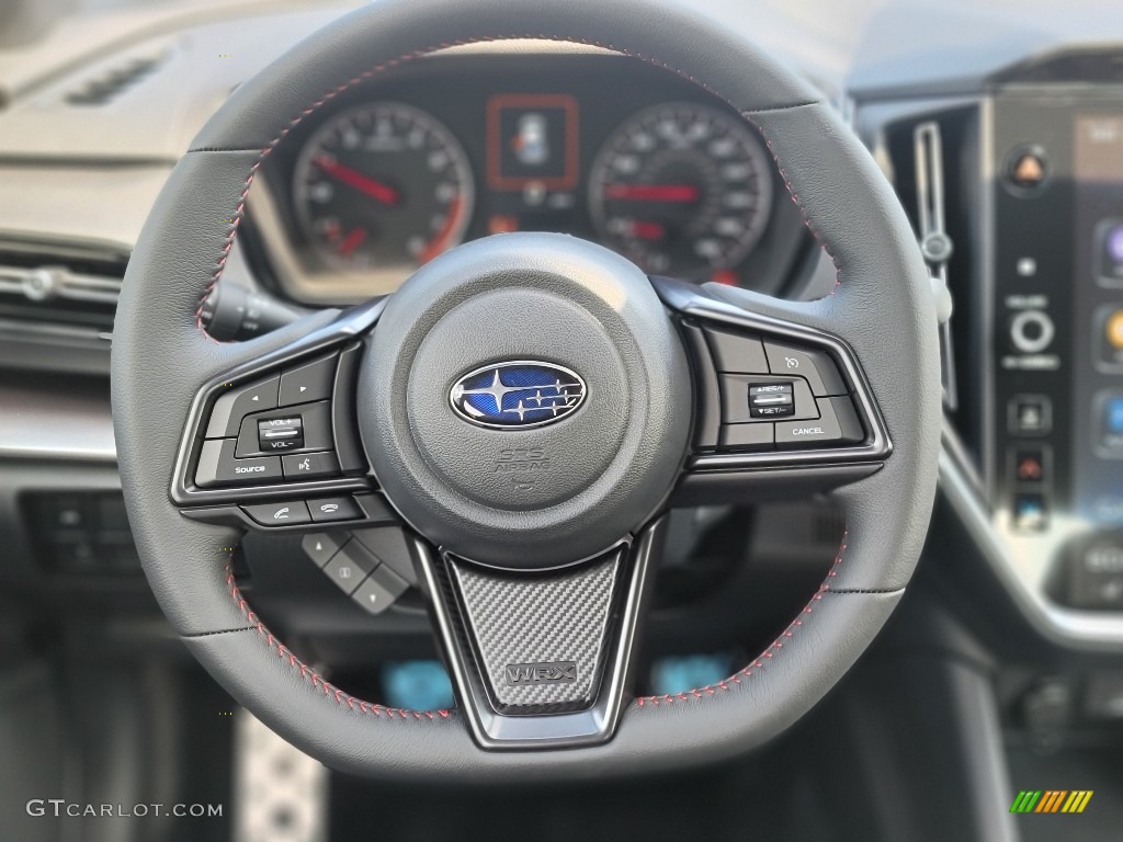 2022 Subaru WRX Premium Carbon Black Steering Wheel Photo #144594514