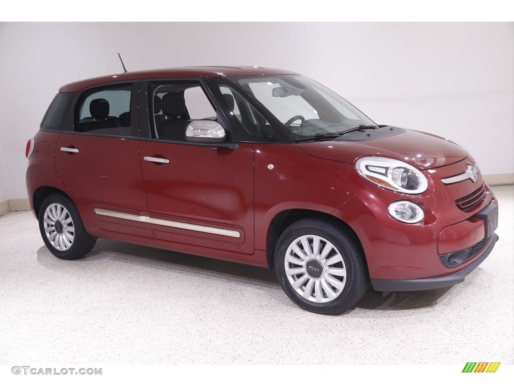 Rosso Perla (Dark Red Pearl) 2015 Fiat 500L Lounge Exterior Photo #144594562