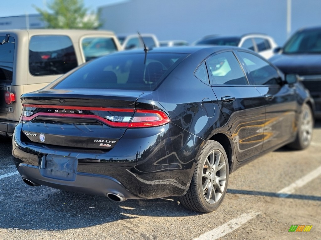 2014 Dart SXT - Pitch Black / Black/Light Tungsten photo #6