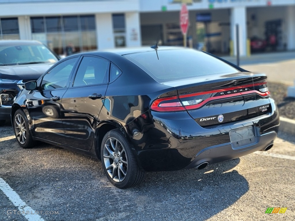 2014 Dart SXT - Pitch Black / Black/Light Tungsten photo #8