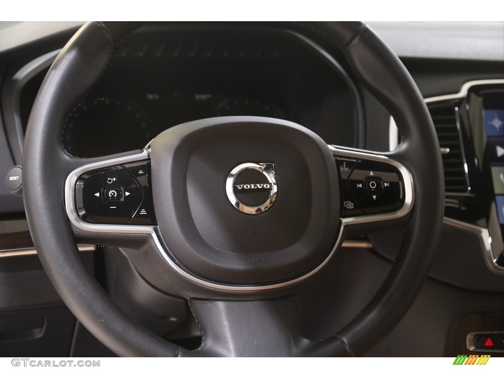 2017 Volvo XC90 T5 AWD Amber Steering Wheel Photo #144595057