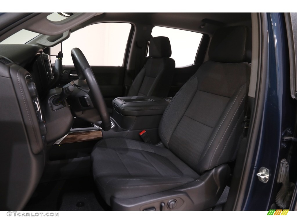 Jet Black Interior 2020 Chevrolet Silverado 1500 LT Trail Boss Crew Cab 4x4 Photo #144595777