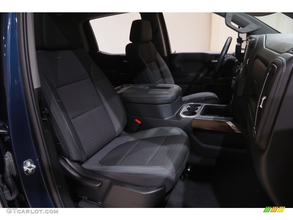 Jet Black Interior 2020 Chevrolet Silverado 1500 LT Trail Boss Crew Cab 4x4 Photo #144595879