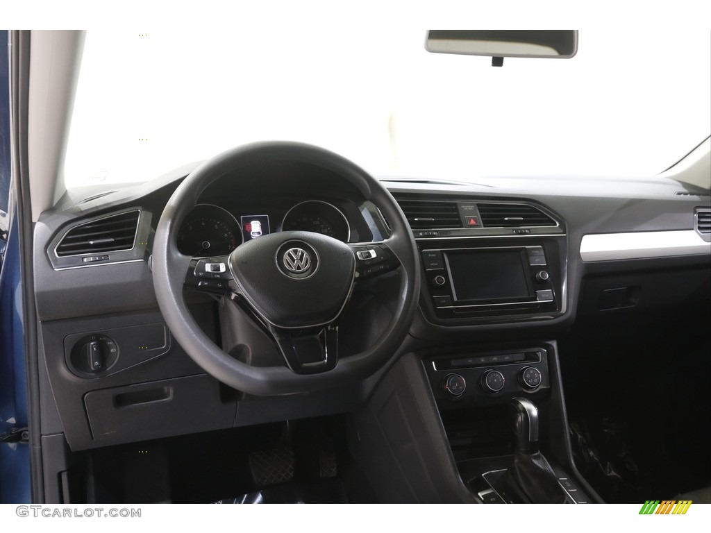 2018 Tiguan S 4MOTION - Silk Blue Metallic / Titan Black photo #6