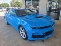Rapid Blue 2022 Chevrolet Camaro SS Coupe Exterior