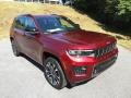 Velvet Red Pearl 2022 Jeep Grand Cherokee Overland 4x4 Exterior