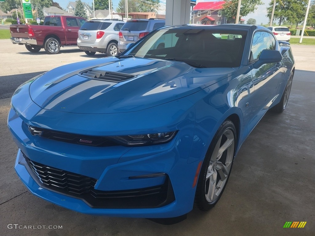 Rapid Blue 2022 Chevrolet Camaro SS Coupe Exterior Photo #144597031