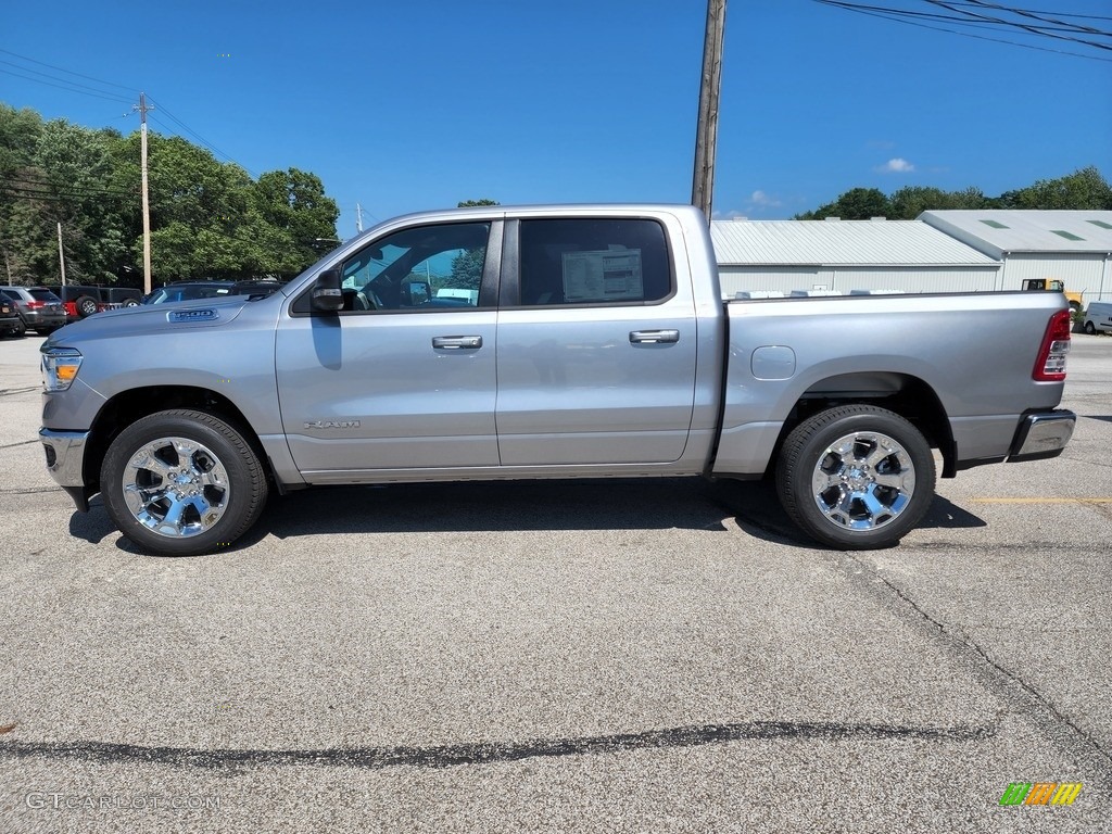 2022 1500 Big Horn Crew Cab 4x4 - Billet Silver Metallic / Black/Diesel Gray photo #8