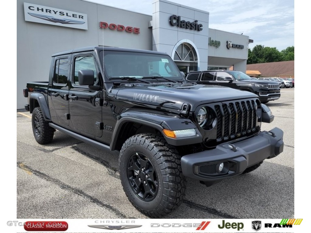 2022 Gladiator Willys 4x4 - Black / Black photo #1
