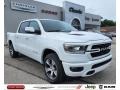 2022 Bright White Ram 1500 Laramie Crew Cab 4x4  photo #1