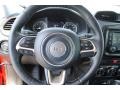 Black 2016 Jeep Renegade Limited Steering Wheel