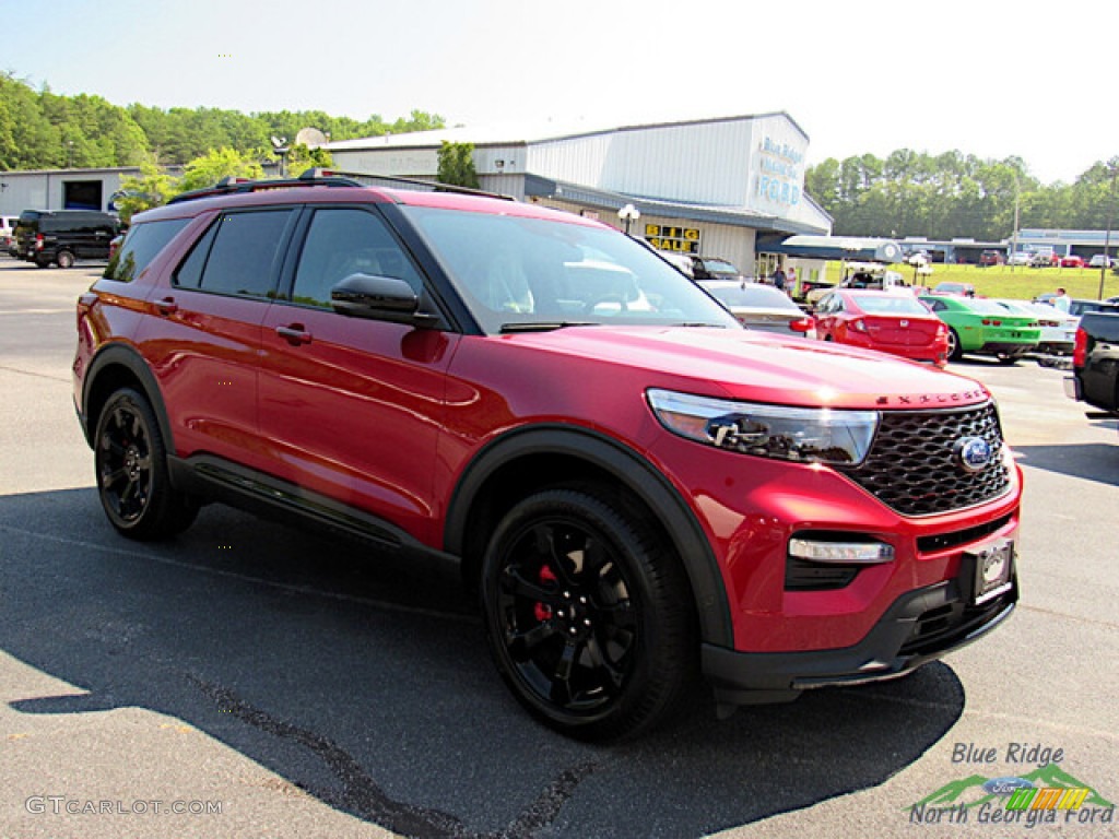 2022 Explorer ST 4WD - Rapid Red Metallic / Ebony photo #7