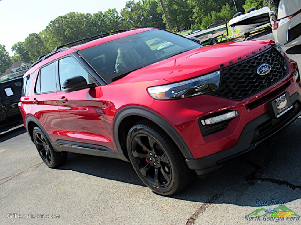 2022 Explorer ST 4WD - Rapid Red Metallic / Ebony photo #28