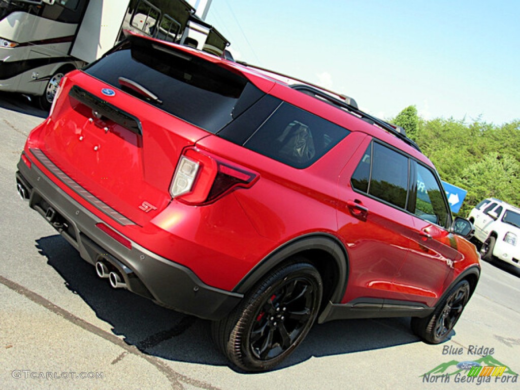 2022 Explorer ST 4WD - Rapid Red Metallic / Ebony photo #29