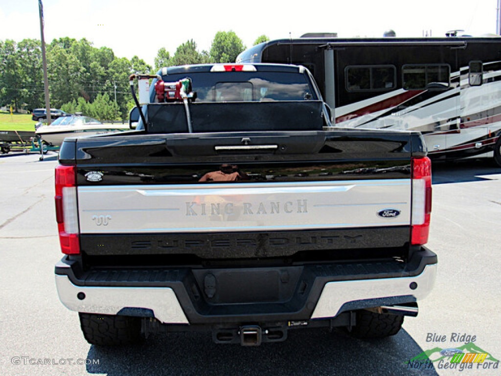 2017 F350 Super Duty King Ranch Crew Cab 4x4 - Shadow Black / King Ranch Mesa Antique Java photo #4