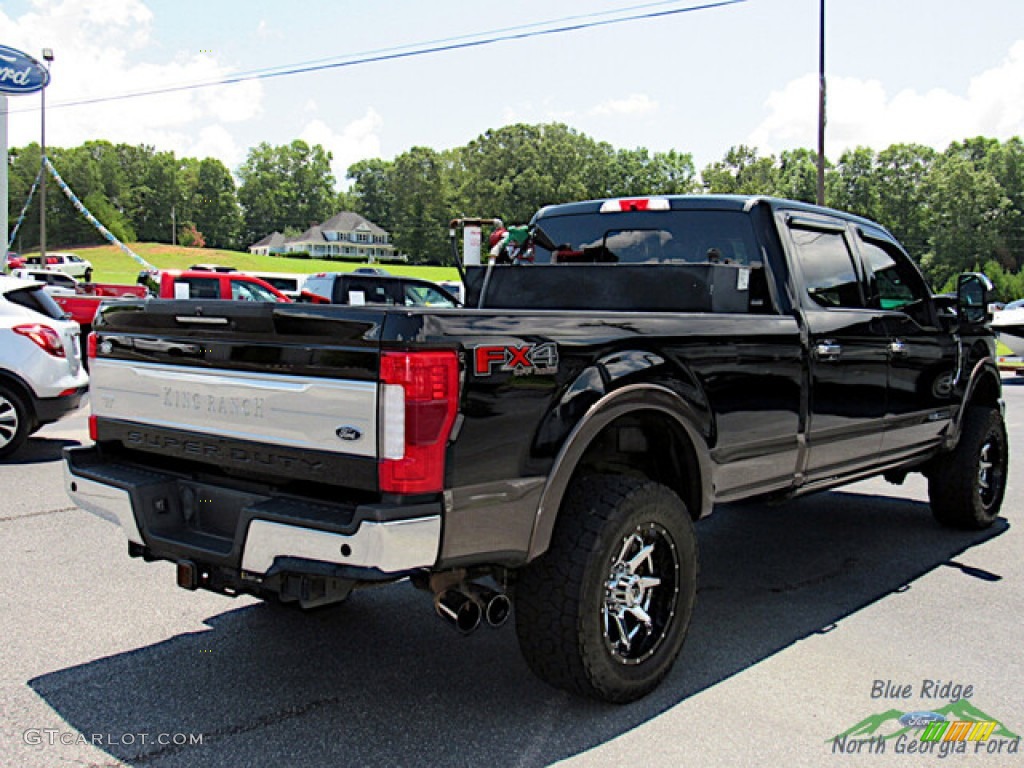 2017 F350 Super Duty King Ranch Crew Cab 4x4 - Shadow Black / King Ranch Mesa Antique Java photo #5