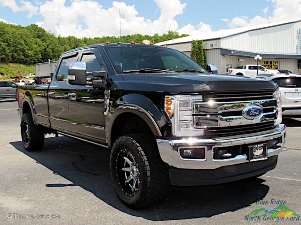 2017 F350 Super Duty King Ranch Crew Cab 4x4 - Shadow Black / King Ranch Mesa Antique Java photo #7