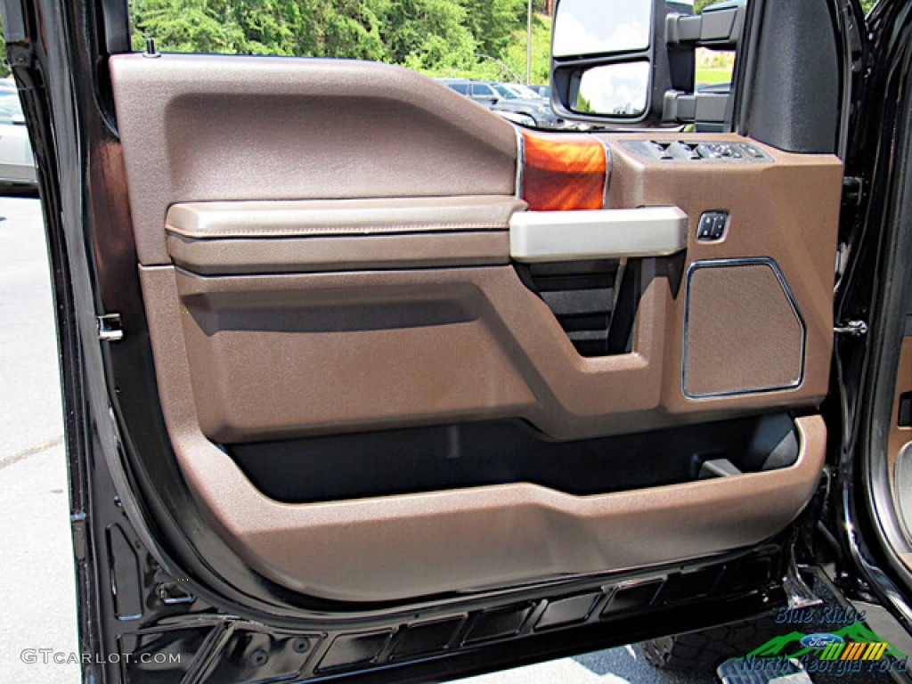 2017 F350 Super Duty King Ranch Crew Cab 4x4 - Shadow Black / King Ranch Mesa Antique Java photo #10