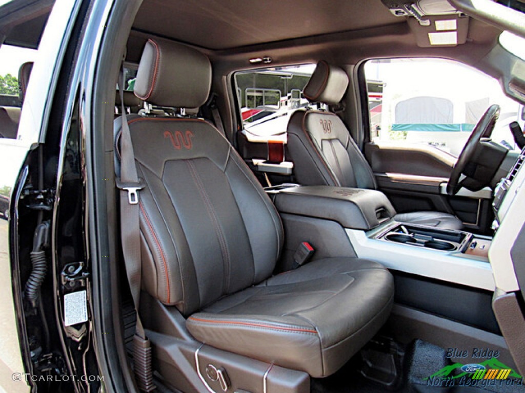 2017 F350 Super Duty King Ranch Crew Cab 4x4 - Shadow Black / King Ranch Mesa Antique Java photo #12