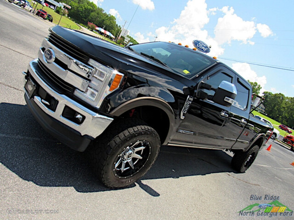 2017 F350 Super Duty King Ranch Crew Cab 4x4 - Shadow Black / King Ranch Mesa Antique Java photo #31