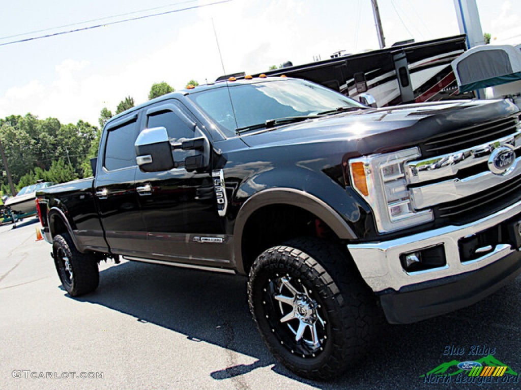 2017 F350 Super Duty King Ranch Crew Cab 4x4 - Shadow Black / King Ranch Mesa Antique Java photo #32