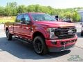 Rapid Red - F350 Super Duty Lariat Crew Cab 4x4 Photo No. 7