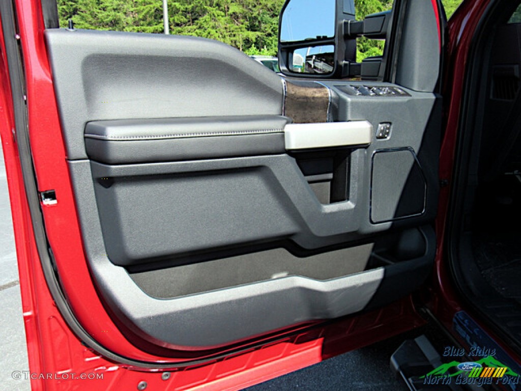 2022 F350 Super Duty Lariat Crew Cab 4x4 - Rapid Red / Black Onyx photo #10